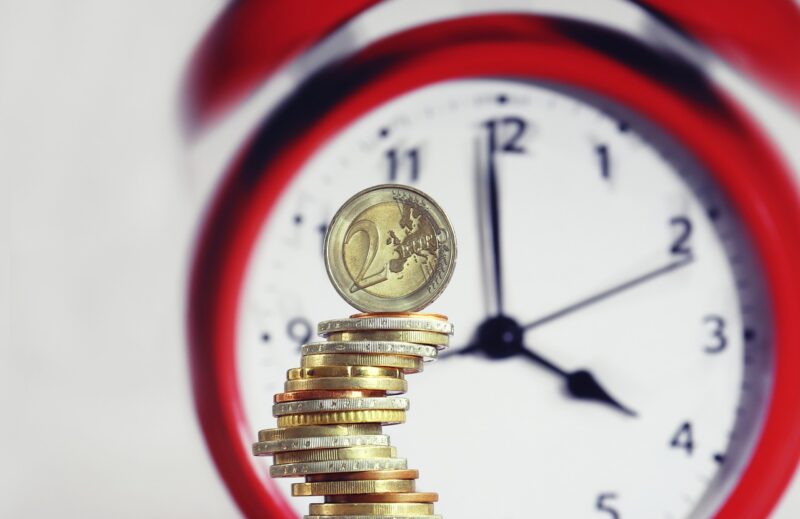 coins money clock hourly wage euro 6609452
